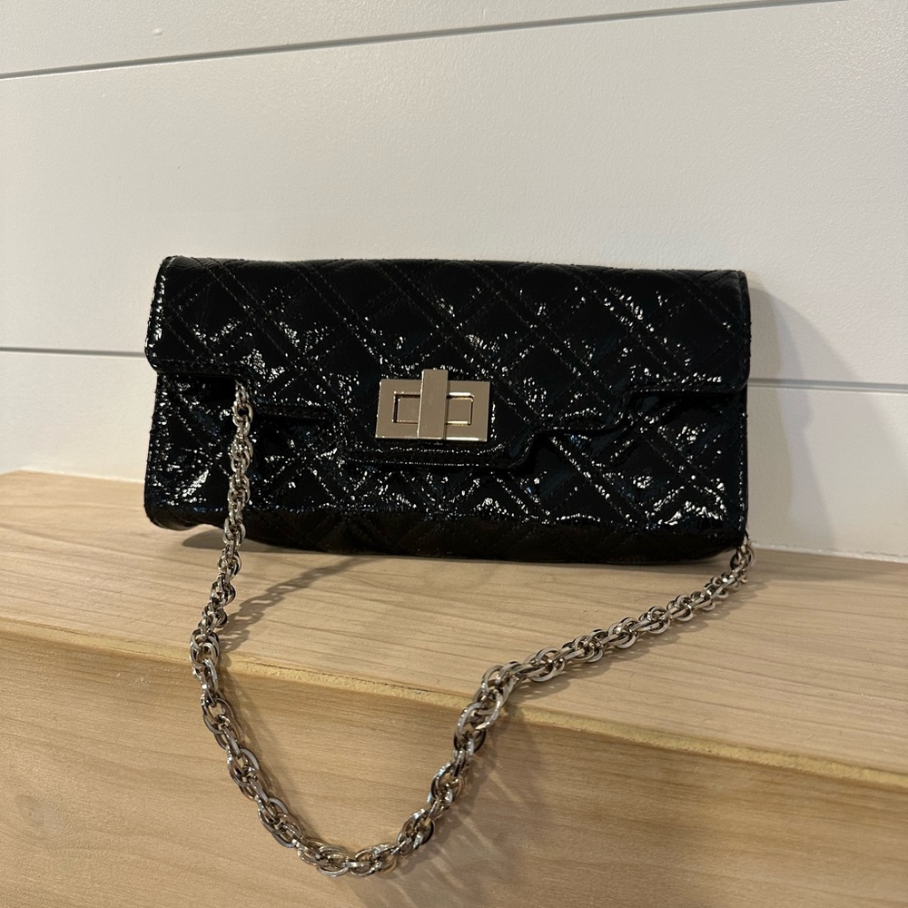 Sondra Roberts Black Shoulder Purse